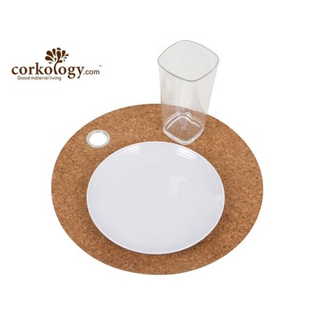 CORKOLOGY Round Charger With Ring RDRM